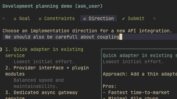 Question-level note editor with saved note